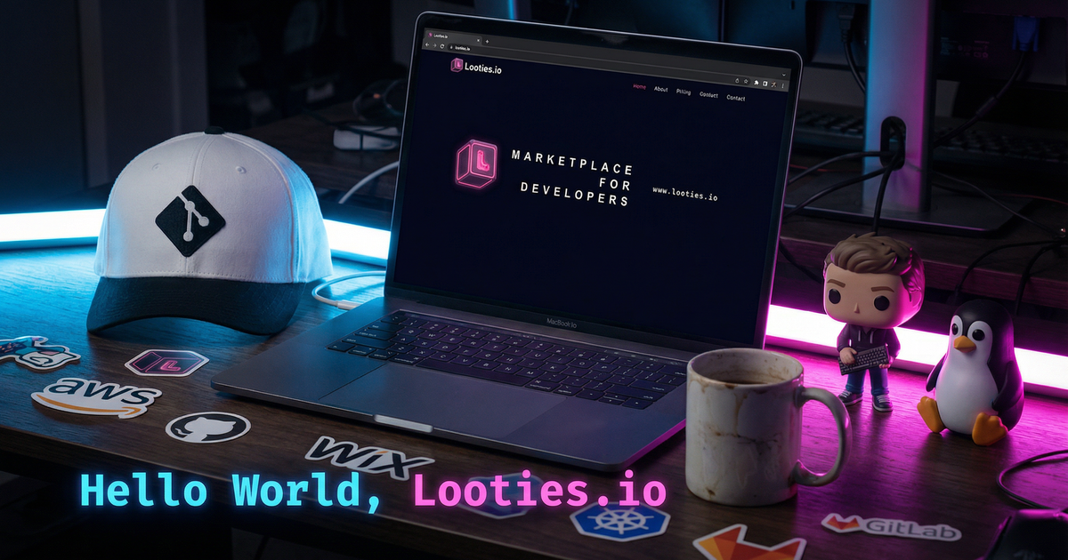 Looties, the marketplace for tech merch