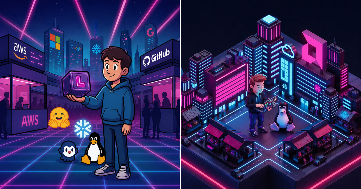 Side-by-side comparison of Looties visual identity: Pokemon concept on the left, final neon-tech brand on the right