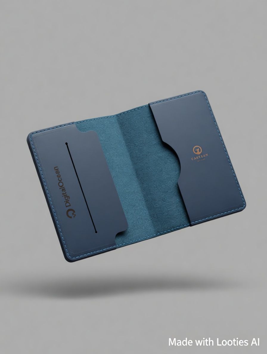 Digital Ocean Passport Leather Sleeve - 1