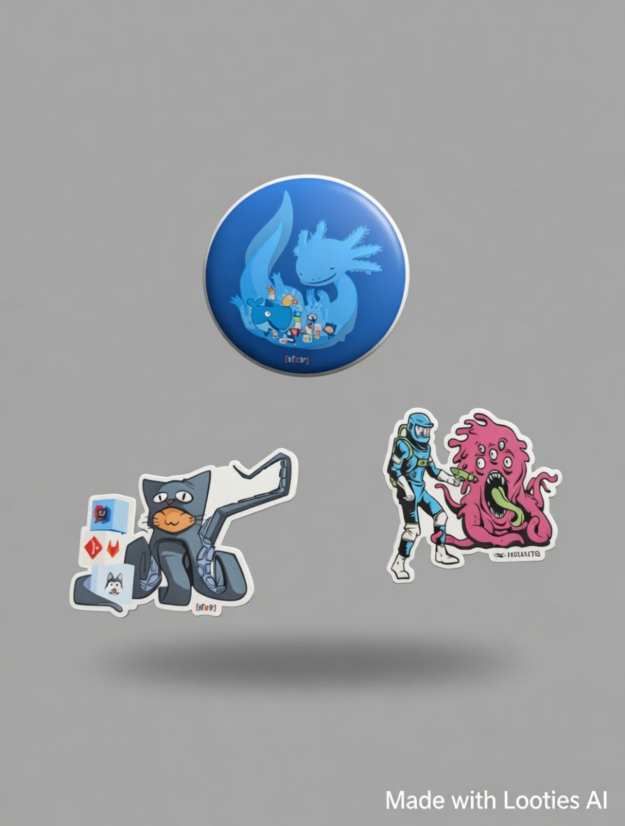 Mix Stickers (Mascot+Framework) - 1