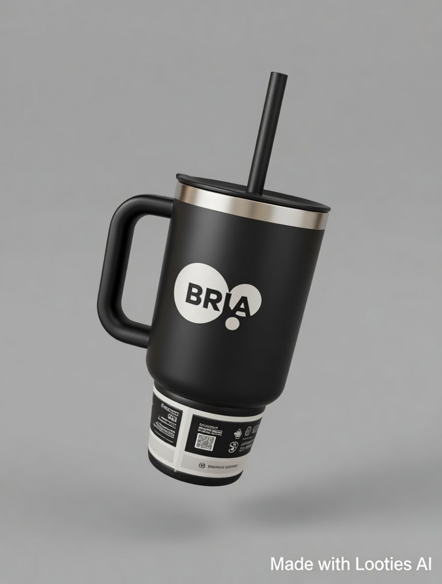 Quencher Tumbler with Handle and Straw (Stanley-Cup style) - 1