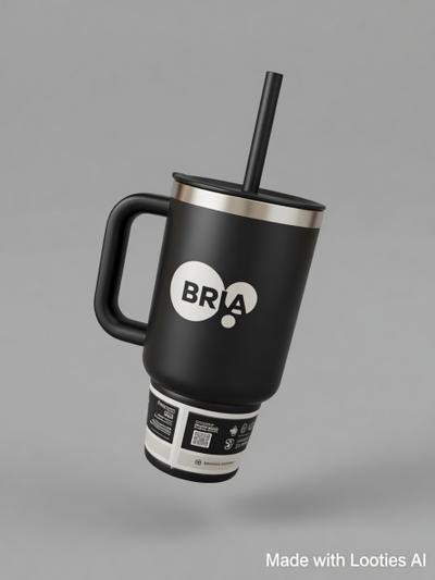 Quencher Tumbler with Handle and Straw (Stanley-Cup style)