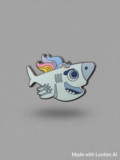 Digital Ocean Shark Pin's