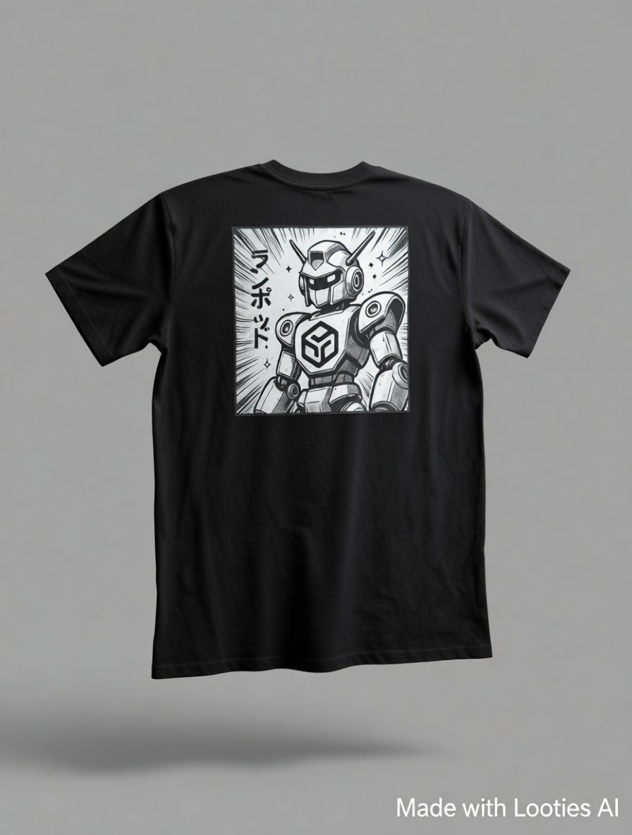 Unique Runpod Manga Style Tee - 1