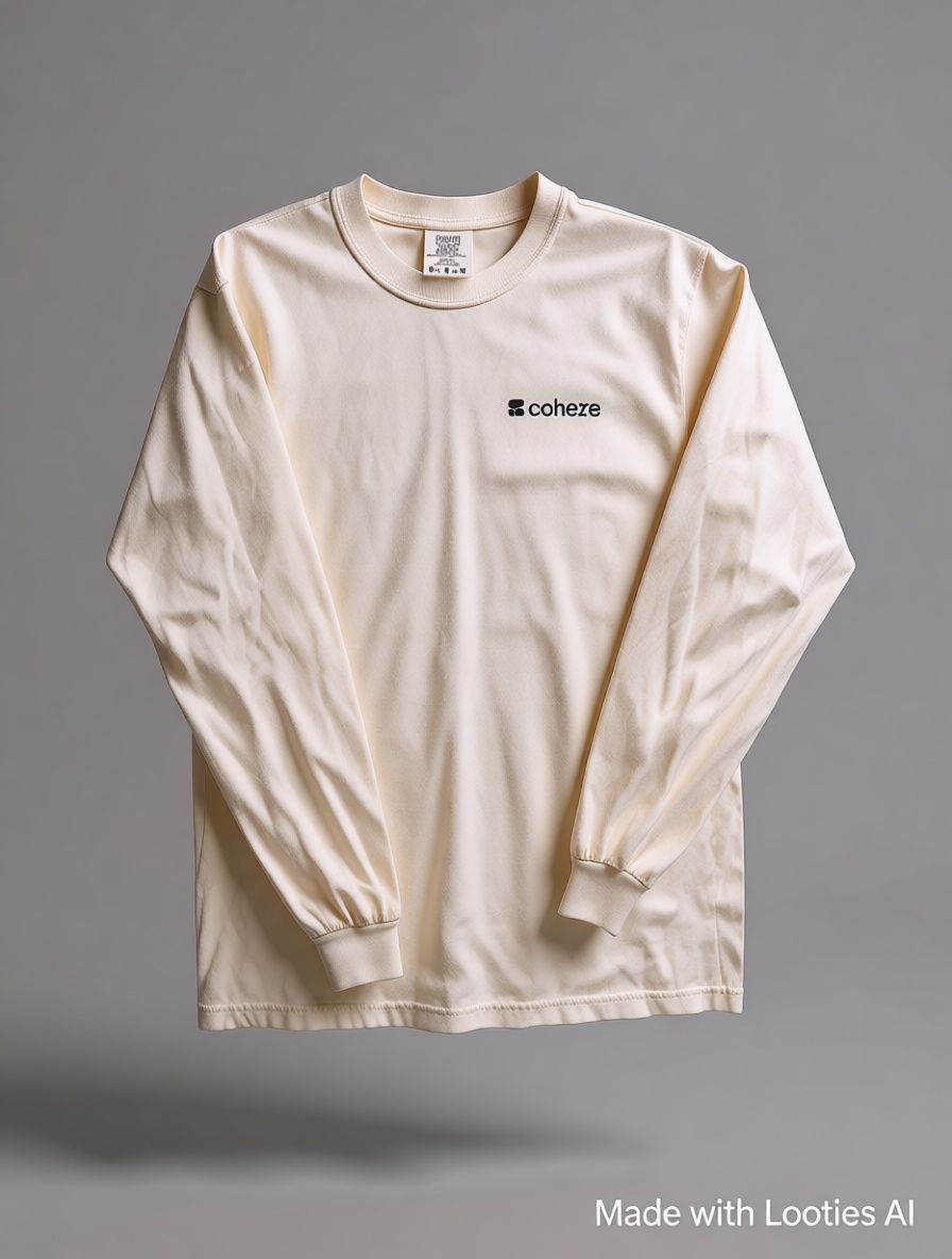 Cohere Longsleeve Cream Tee - 1