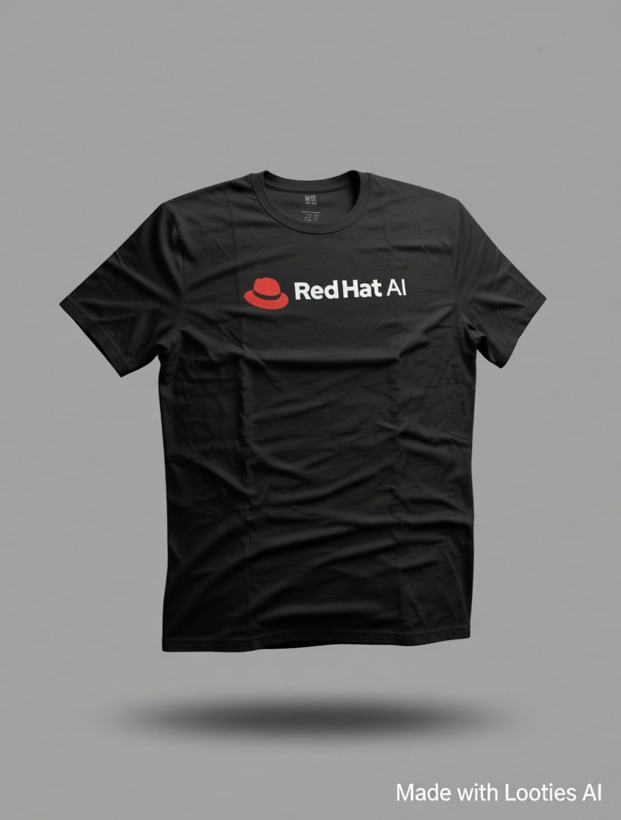 Red Hat AI T-shirt - 1