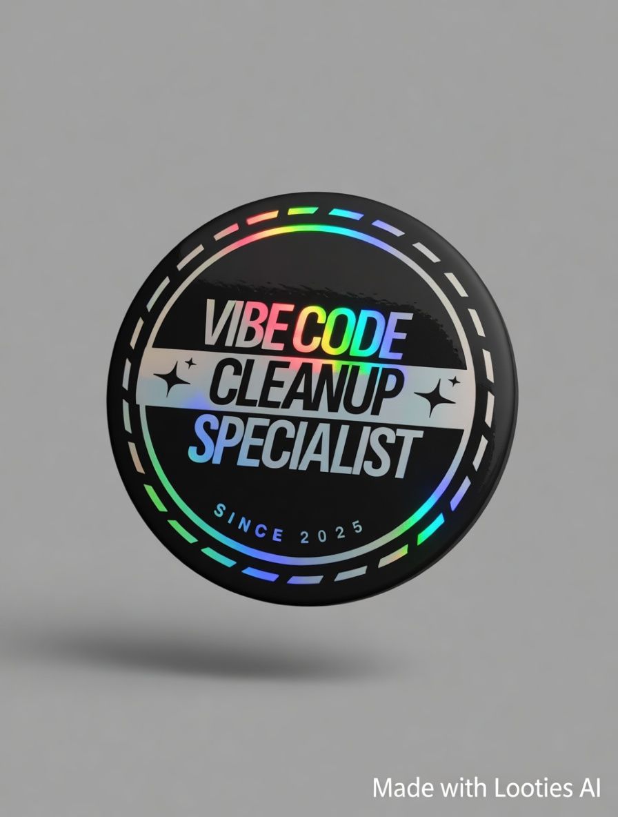 Vibe Coding Sticker - 1