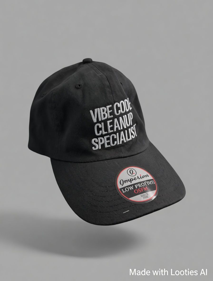 Cap 'Vibe Code Cleanup Specialist' - 1