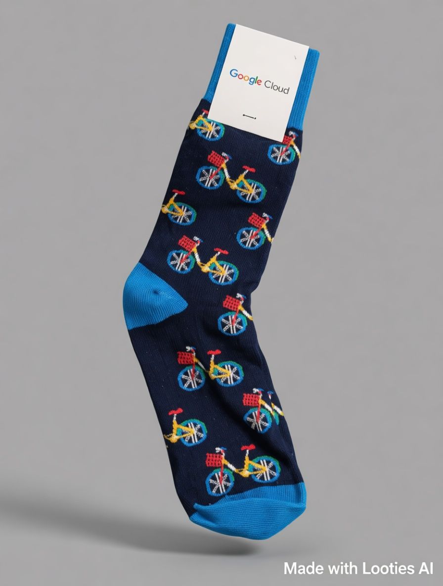 Google Cloud Bike Socks - 1