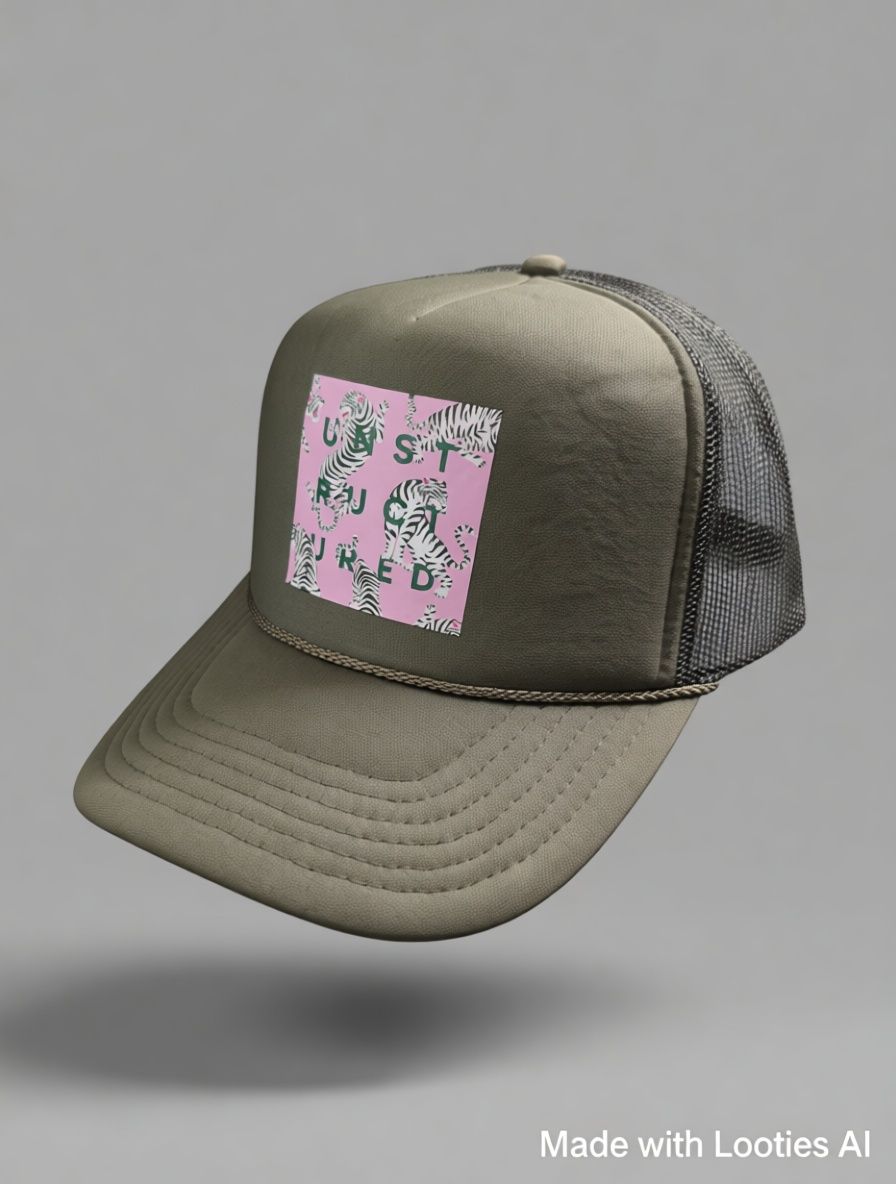 'Unstructured' Green Trucker - 1