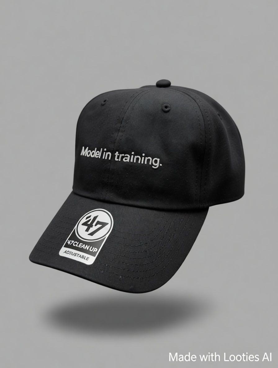 'Model in training.' Black Cap - 1