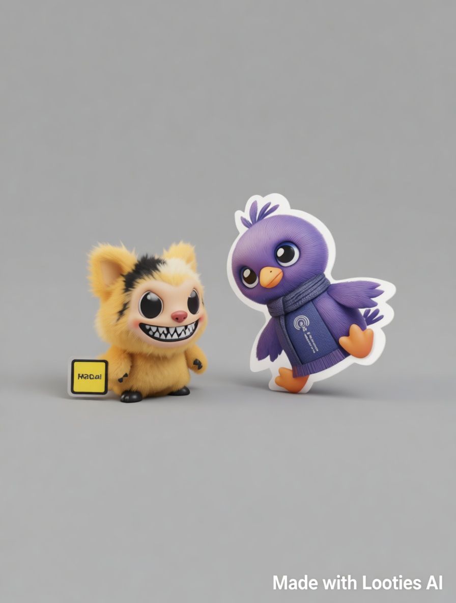 AI Animal Stickers Pack - 1