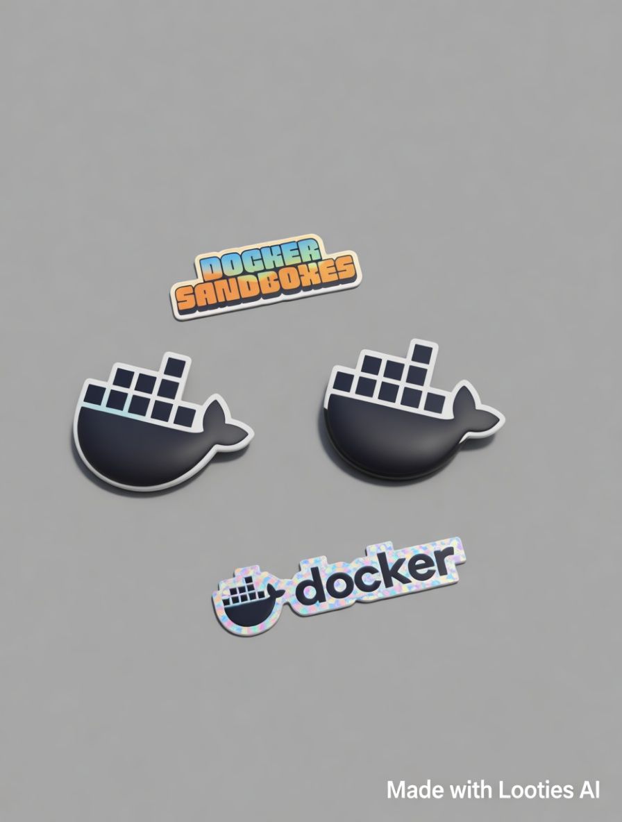 Unique Set of Docker Stickers - 1