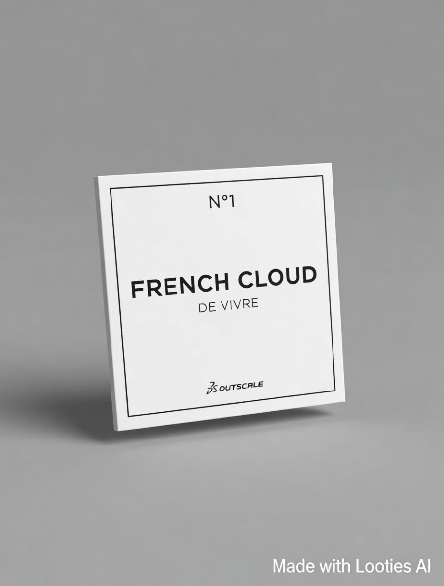 French Cloud de Vivre Sticker - 1