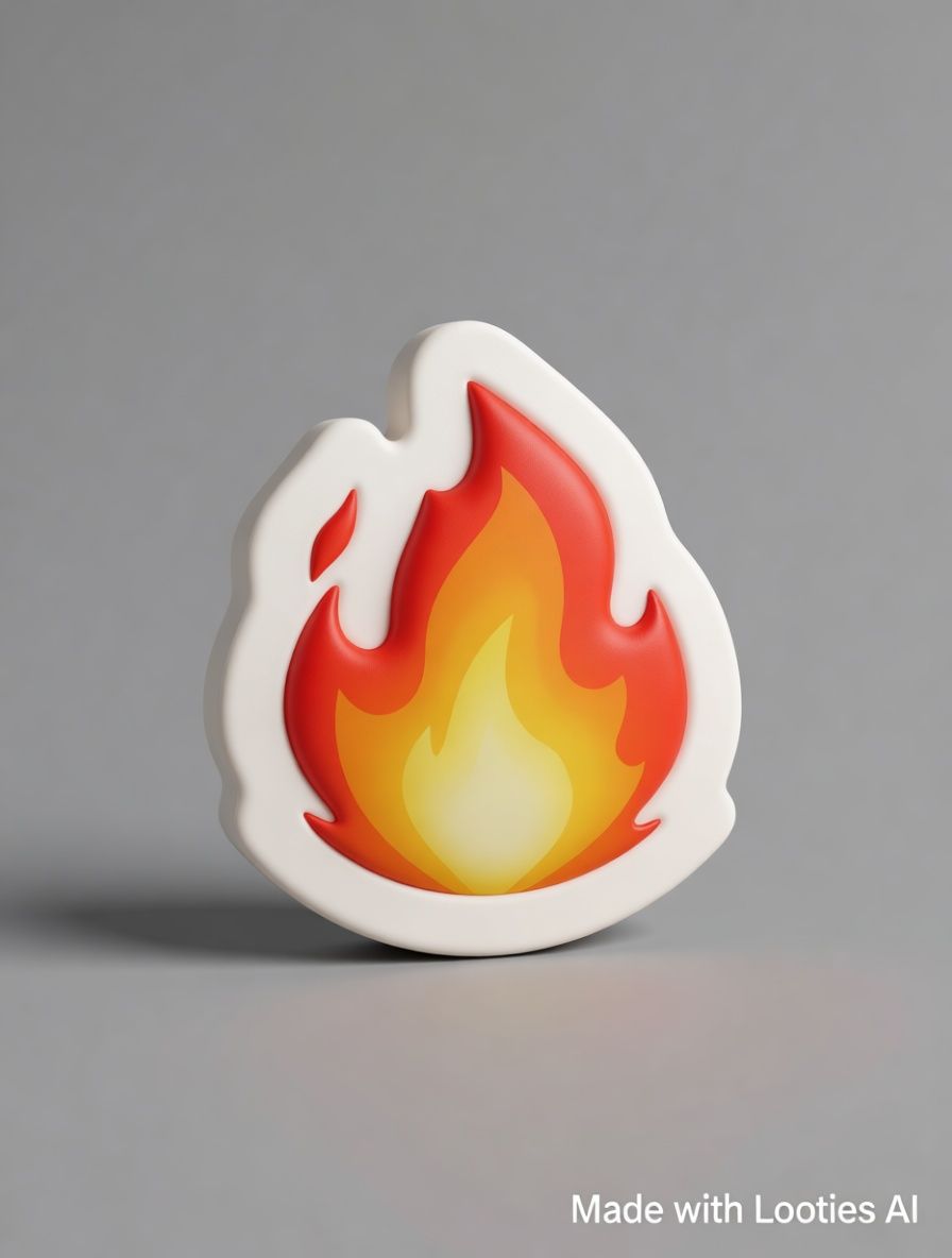 Fire sticker - 1