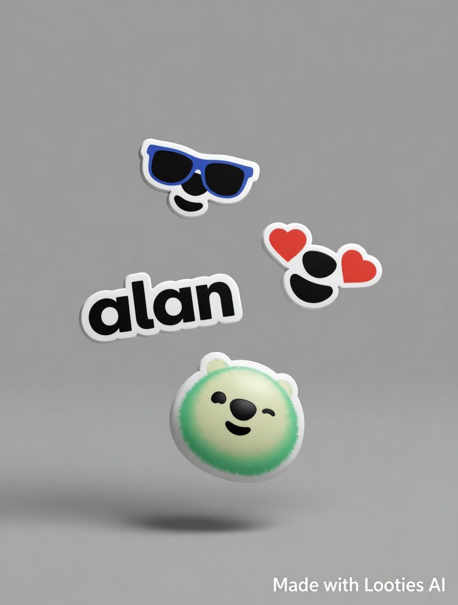 Alan stickers - 1