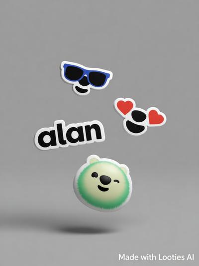 Alan stickers