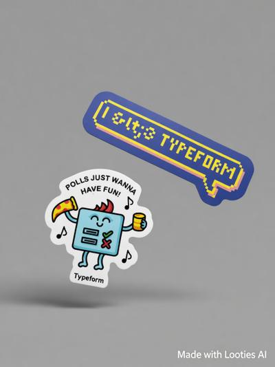 Typeform stickers