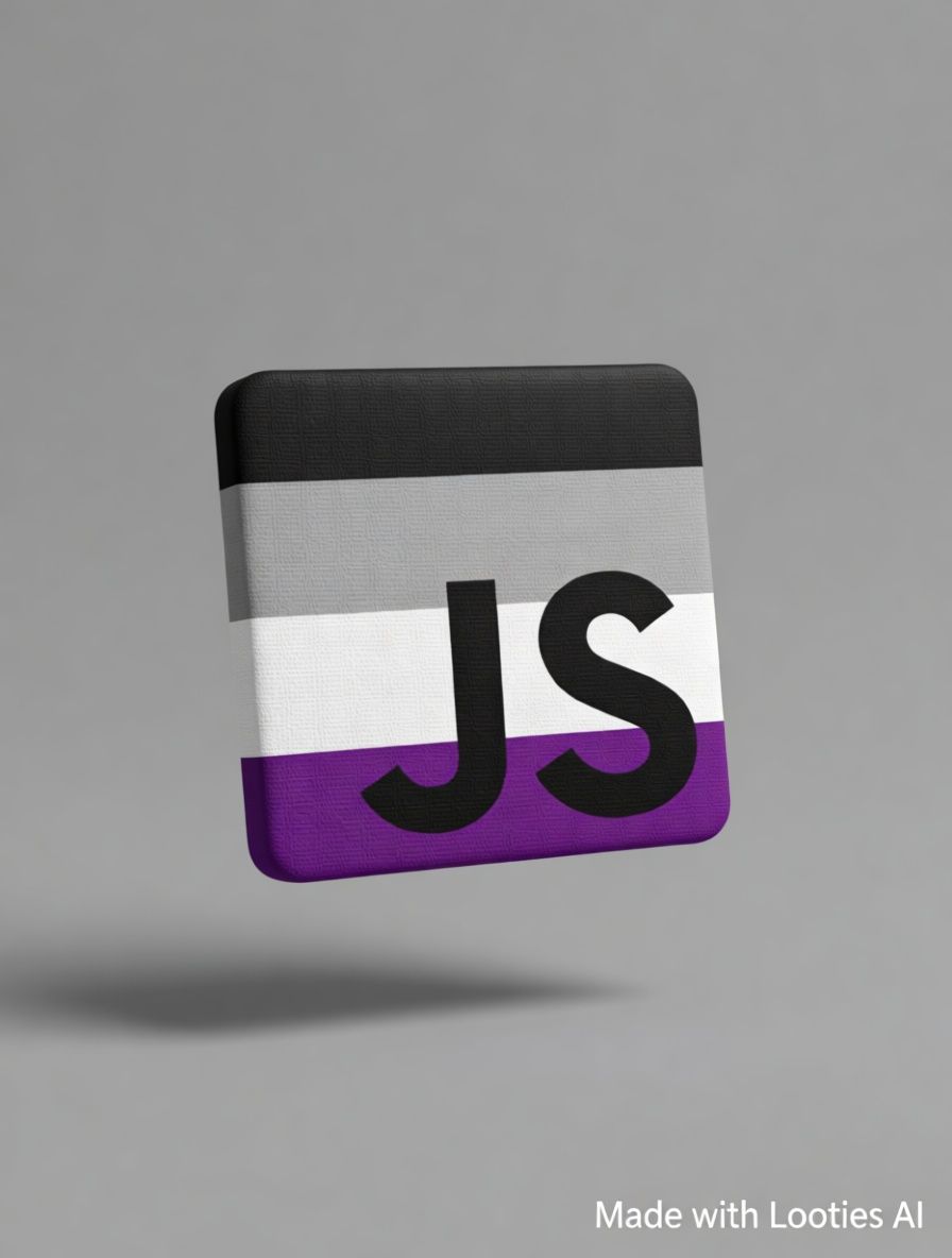 Asexual JS Stciker - Javascript - 1