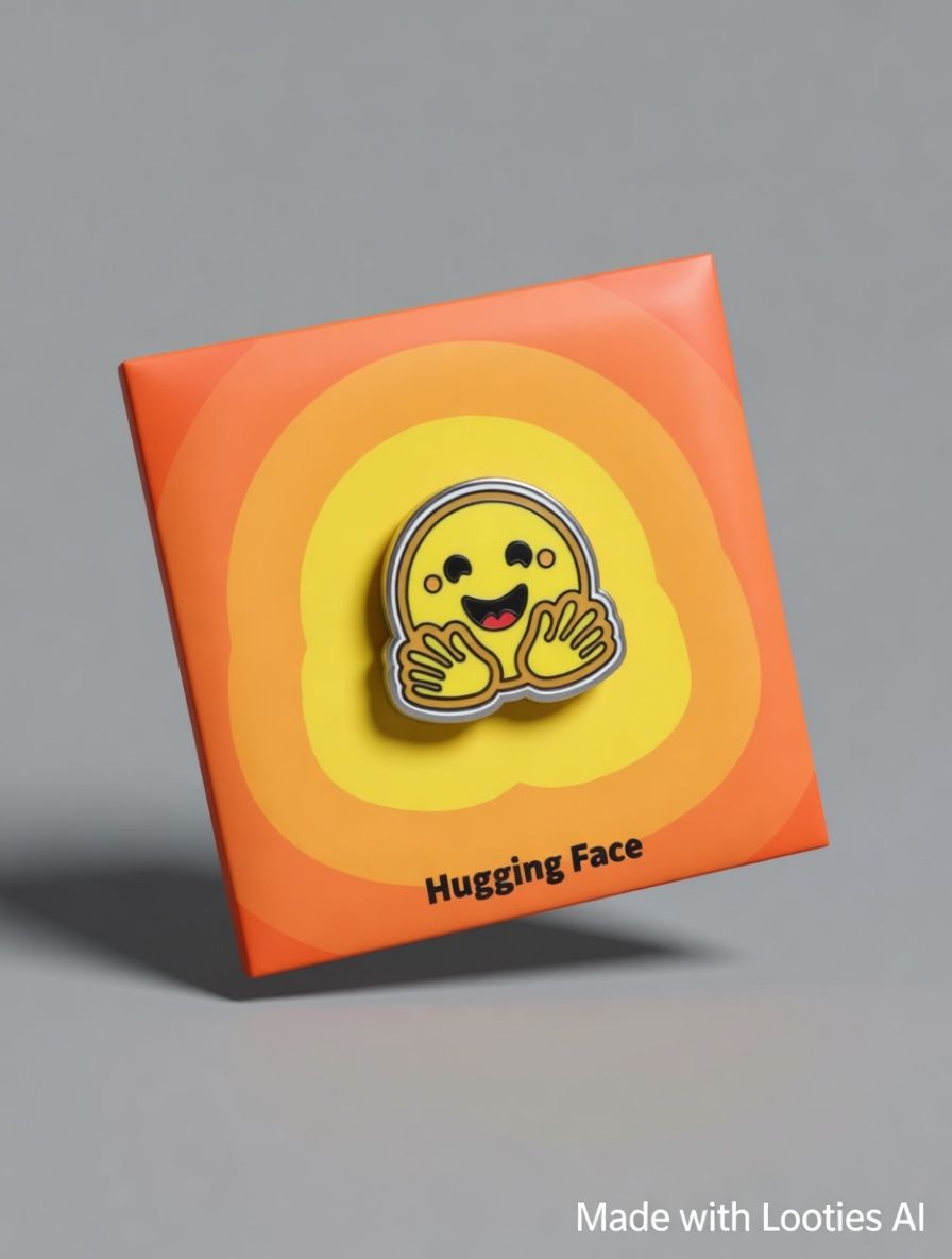 Hugging Face pin - 1